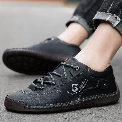 Scarpe ortopediche unisex DEVENP | Scarpe casual in vera pelle cucite a mano | Progettate ergonomicamente per alleviare il dolore alla schiena, alle articolazioni e ai piedi | Sconto del 50% per un periodo limitato, fino a esaurimento scorte