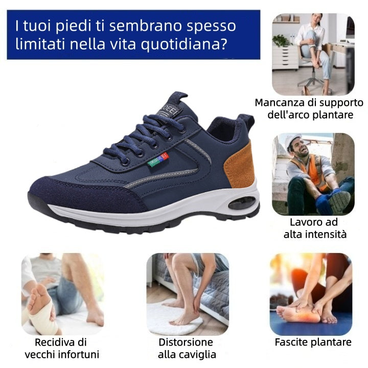 Scarpe ortopediche unisex CHARHAL® | Scarpe sportive morbide, comode e traspiranti | Progettate ergonomicamente per alleviare il dolore alla schiena, alle articolazioni e ai piedi | Sconto del 50% per un periodo limitato, fino a esaurimento scorte