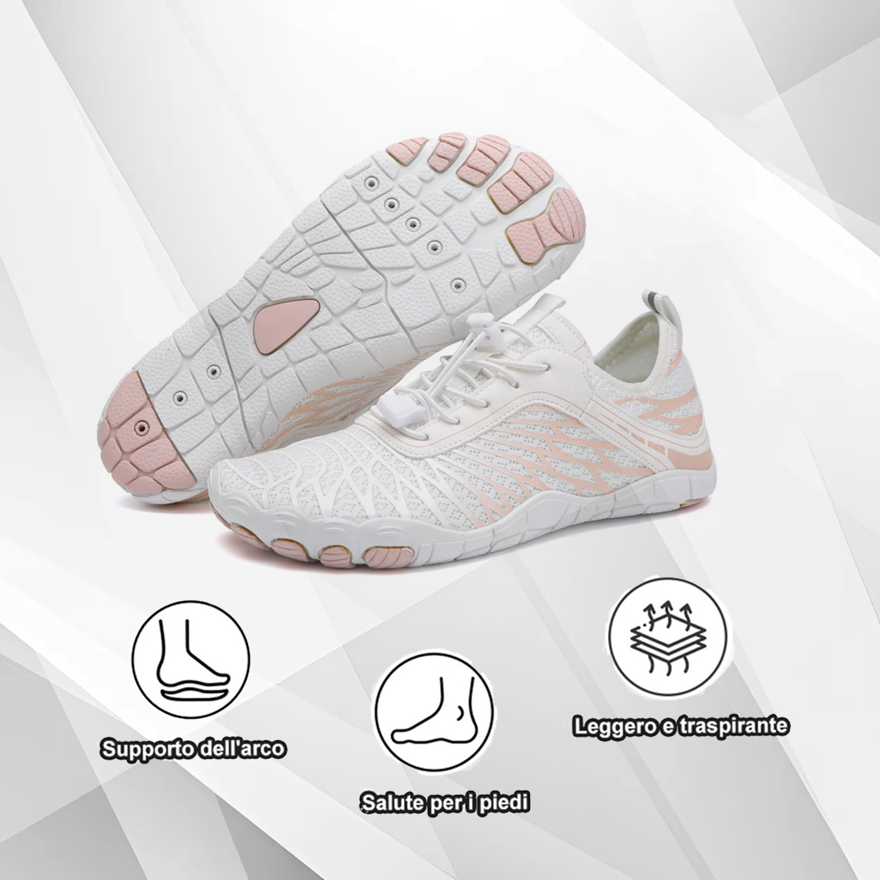 Scarpe ortopediche unisex DEVENP | Scarpe sportive leggere, comode e traspiranti | Progettate ergonomicamente per alleviare il dolore alla schiena, alle articolazioni e ai piedi | Sconto del 50% per un periodo limitato, fino a esaurimento scorte