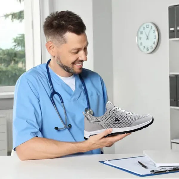 Scarpe ortopediche unisex DEVENP | Scarpe sportive morbide, comode e traspiranti | Progettate ergonomicamente per alleviare il dolore alla schiena, alle articolazioni e ai piedi | Sconto del 50% per un periodo limitato, fino a esaurimento scorte