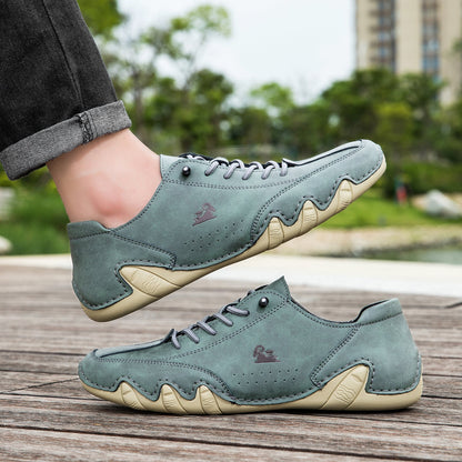 DEVENP® - Scarpe ortopediche ergonomiche in pelle, impermeabili, alleviano il dolore ai piedi - unisex