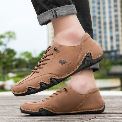 DEVENP® - Scarpe ortopediche ergonomiche in pelle, impermeabili, alleviano il dolore ai piedi - unisex