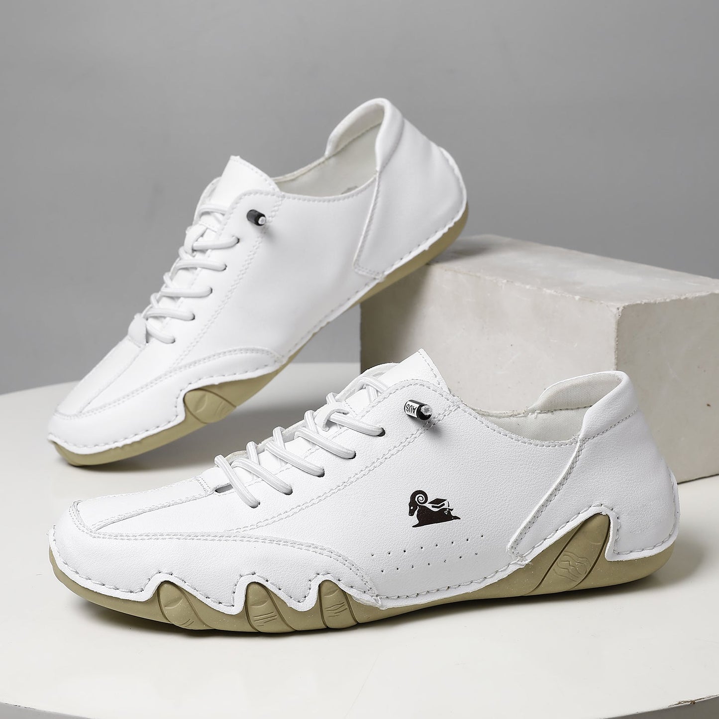 DEVENP® - Scarpe ortopediche ergonomiche in pelle, impermeabili, alleviano il dolore ai piedi - unisex
