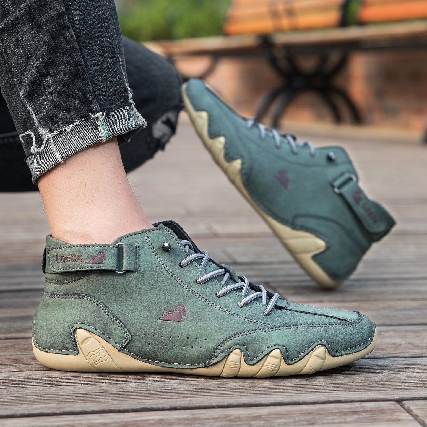 Scarpe ortopediche unisex DEVENP | Scarpe in pelle impermeabili e antiscivolo | Design ergonomico per alleviare il dolore alla schiena, alle articolazioni e ai piedi | Sconto del 50% per un periodo limitato, fino a esaurimento scorte