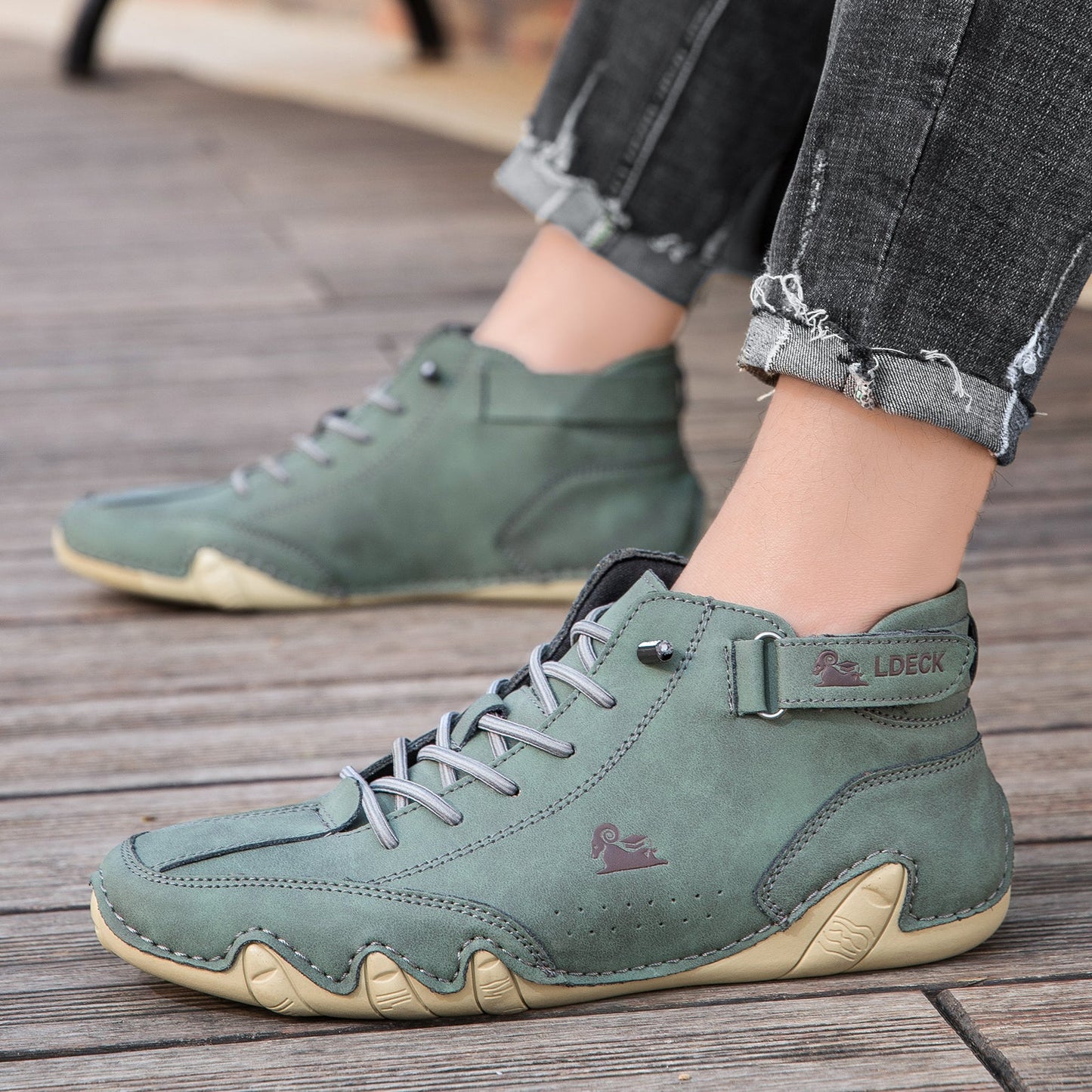 Scarpe ortopediche unisex DEVENP | Scarpe in pelle impermeabili e antiscivolo | Design ergonomico per alleviare il dolore alla schiena, alle articolazioni e ai piedi | Sconto del 50% per un periodo limitato, fino a esaurimento scorte