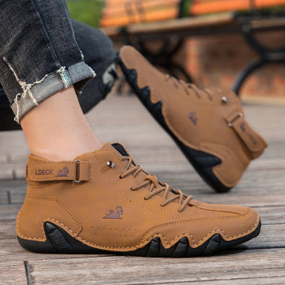 Scarpe ortopediche unisex DEVENP | Scarpe in pelle impermeabili e antiscivolo | Design ergonomico per alleviare il dolore alla schiena, alle articolazioni e ai piedi | Sconto del 50% per un periodo limitato, fino a esaurimento scorte