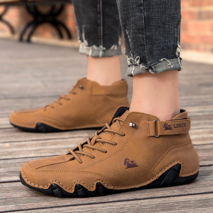 Scarpe ortopediche unisex DEVENP | Scarpe in pelle impermeabili e antiscivolo | Design ergonomico per alleviare il dolore alla schiena, alle articolazioni e ai piedi | Sconto del 50% per un periodo limitato, fino a esaurimento scorte