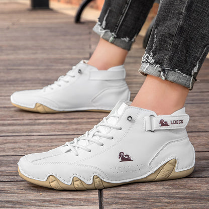 Scarpe ortopediche unisex DEVENP | Scarpe in pelle impermeabili e antiscivolo | Design ergonomico per alleviare il dolore alla schiena, alle articolazioni e ai piedi | Sconto del 50% per un periodo limitato, fino a esaurimento scorte