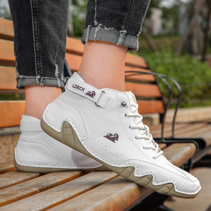Scarpe ortopediche unisex DEVENP | Scarpe in pelle impermeabili e antiscivolo | Design ergonomico per alleviare il dolore alla schiena, alle articolazioni e ai piedi | Sconto del 50% per un periodo limitato, fino a esaurimento scorte
