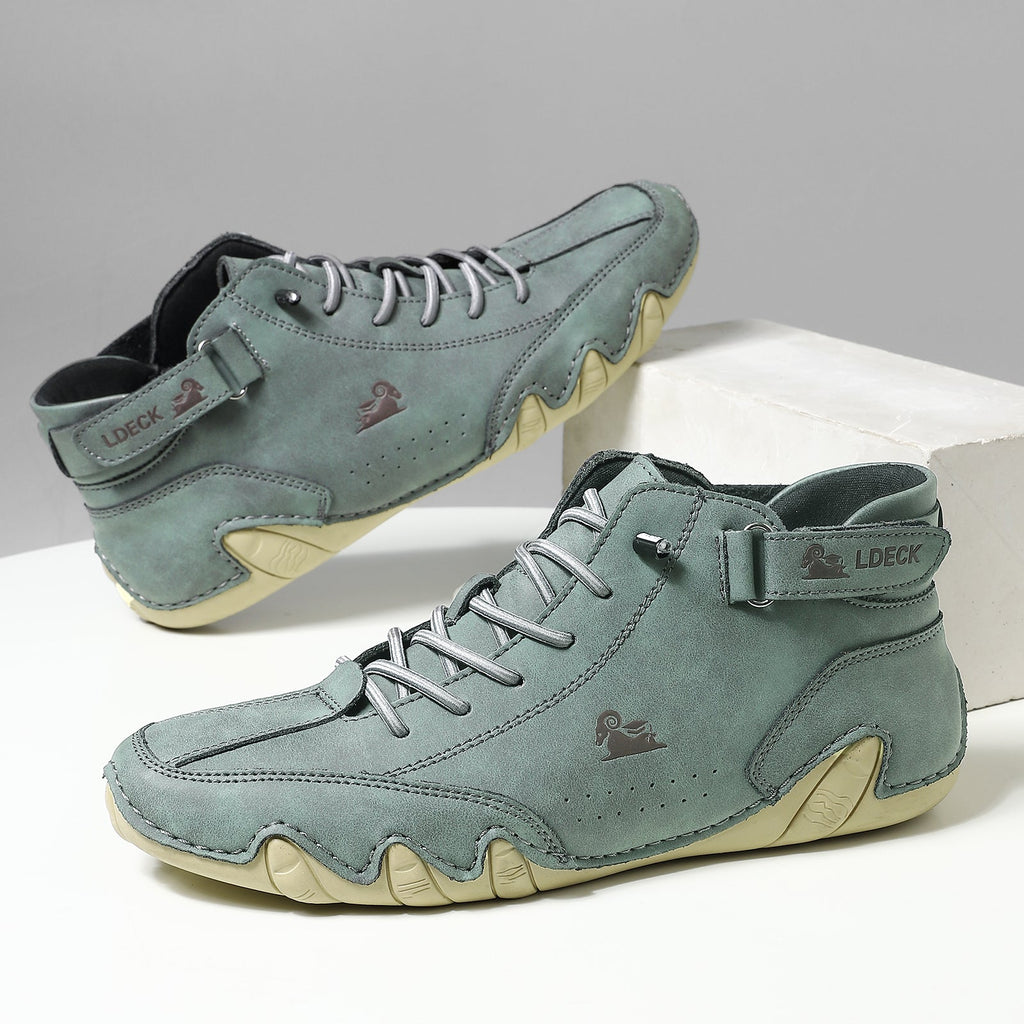 Scarpe ortopediche unisex DEVENP | Scarpe in pelle impermeabili e antiscivolo | Design ergonomico per alleviare il dolore alla schiena, alle articolazioni e ai piedi | Sconto del 50% per un periodo limitato, fino a esaurimento scorte