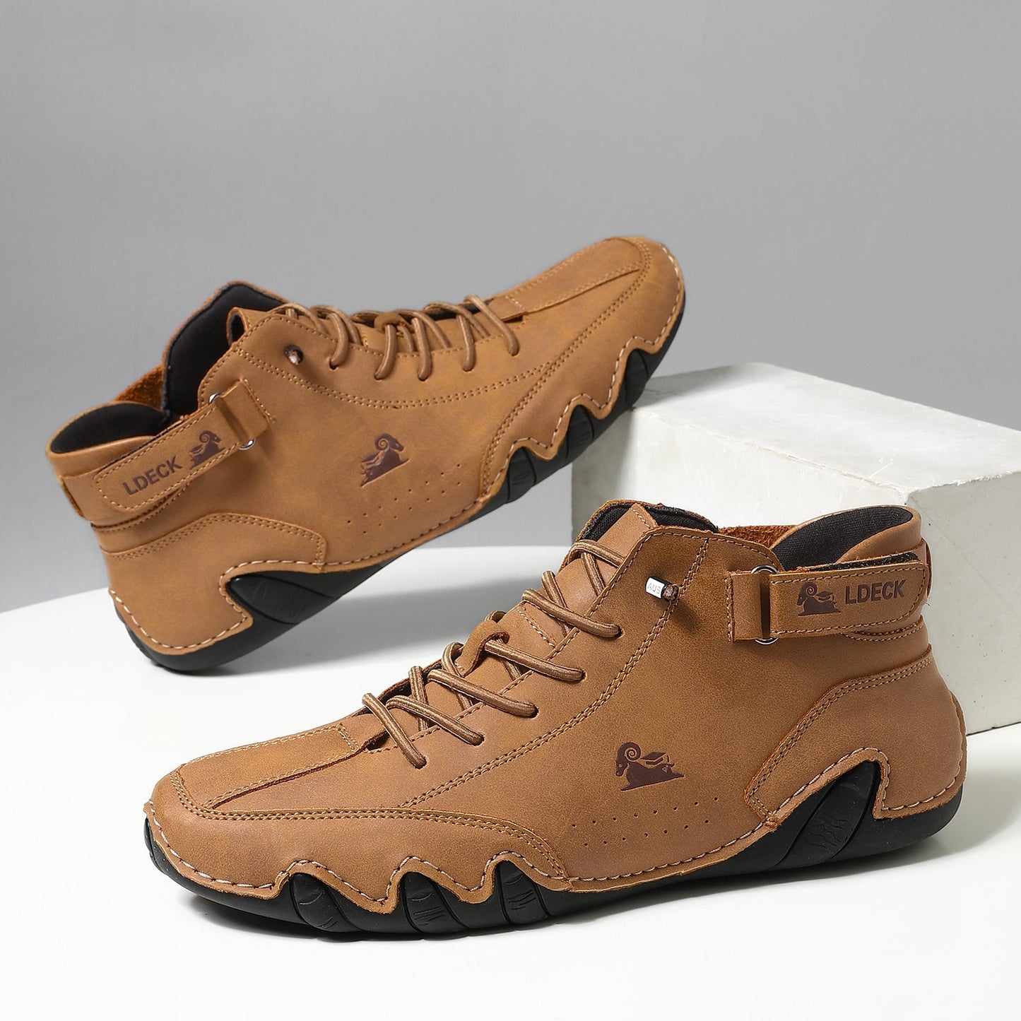 Scarpe ortopediche unisex DEVENP | Scarpe in pelle impermeabili e antiscivolo | Design ergonomico per alleviare il dolore alla schiena, alle articolazioni e ai piedi | Sconto del 50% per un periodo limitato, fino a esaurimento scorte