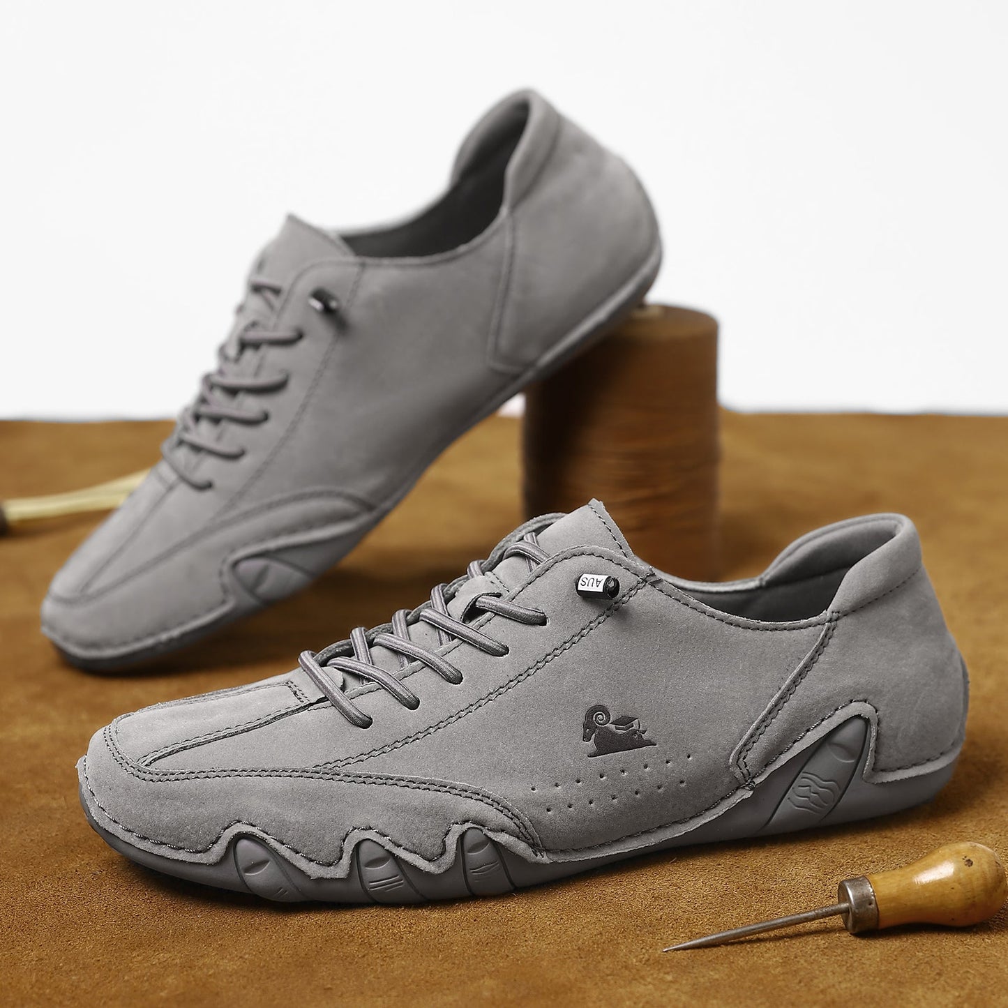 DEVENP® - Scarpe ortopediche ergonomiche in pelle, impermeabili, alleviano il dolore ai piedi - unisex