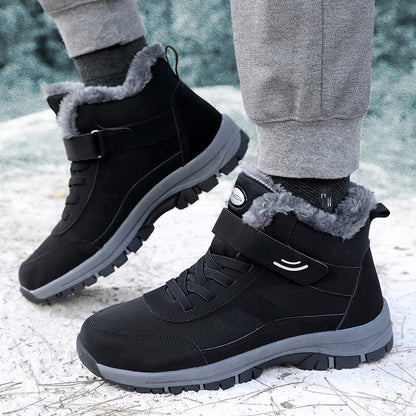 Scarpe invernali in pelle scamosciata ortopedica DEVENP | Scarpe calde e di sicurezza con fodera in lana | Design ergonomico per alleviare il dolore a schiena, piedi e dolori | 🔥Sconto del 50% a tempo limitato, fino a esaurimento scorte
