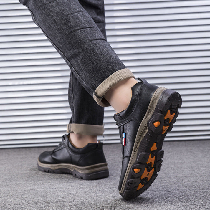 (🔥Sconto del 50% oggi - non lasciartelo sfuggire!) - Scarpe in pelle di vitello morbide e comode - Supporto plantare per alleviare il dolore, impermeabili e antiscivolo (disponibili anche in versione peluche🔥)