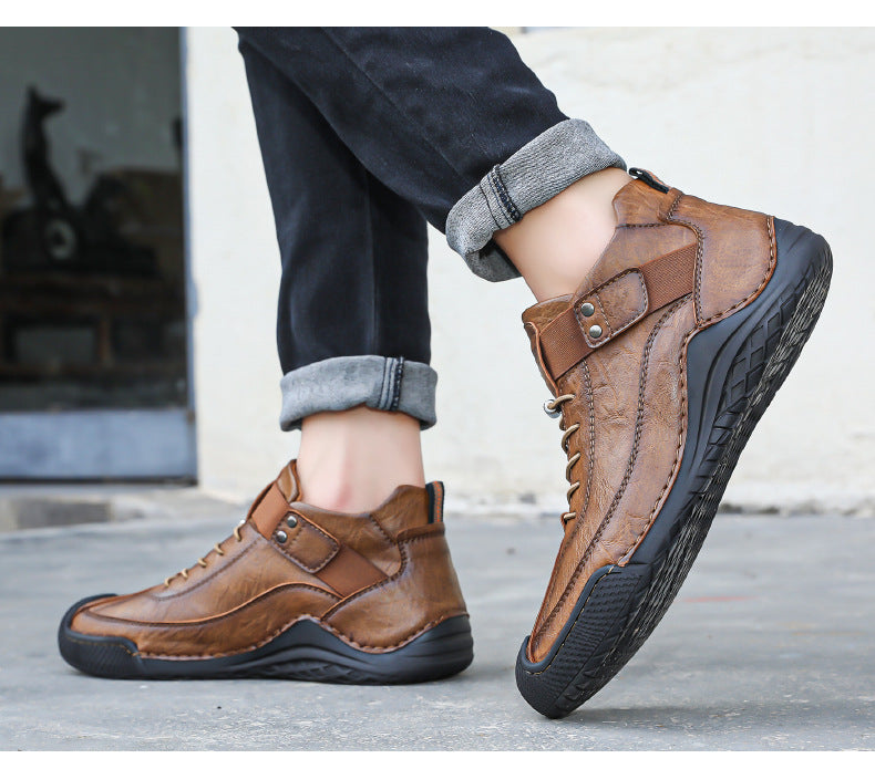 (🔥Sconto del 50% oggi - Non lasciartelo sfuggire!) - 🐂Scarpe comode ed eleganti in pelle di vitello 👞(antiscivolo, supporto plantare per alleviare il dolore)