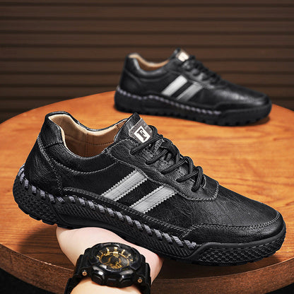 Scarpe ortopediche DEVENP | Scarpe in vera pelle di alta qualità, impermeabili e antiscivolo | Design ergonomico per alleviare il disagio alla schiena, alle articolazioni e ai piedi | Sconto del 50% a tempo limitato, fino a esaurimento scorte