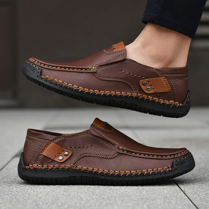 (🔥Sconto del 50% oggi - acquista ora!) Mocassini slip-on eleganti e di qualità premium👞 - progettati ergonomicamente per alleviare il dolore, resistenti e antiscivolo!