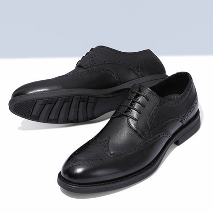 Scarpe ortopediche da uomo DEVENP | Scarpe in vera pelle comode e di alta qualità | Design ergonomico per alleviare il disagio alla schiena, alle articolazioni e ai piedi | Sconto del 50% per un periodo limitato, fino a esaurimento scorte