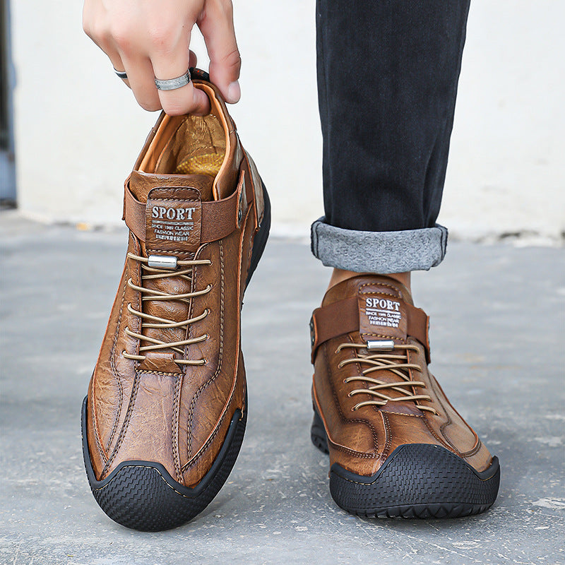 (🔥Sconto del 50% oggi - Non lasciartelo sfuggire!) - 🐂Scarpe comode ed eleganti in pelle di vitello 👞(antiscivolo, supporto plantare per alleviare il dolore)