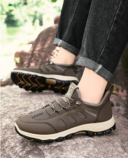 Scarpe ortopediche unisex DEVENP | Sneakers in vera pelle morbide e comode | Design ergonomico per alleviare il fastidio a schiena, articolazioni e piedi | Sconto del 50% a tempo limitato, fino a esaurimento scorte
