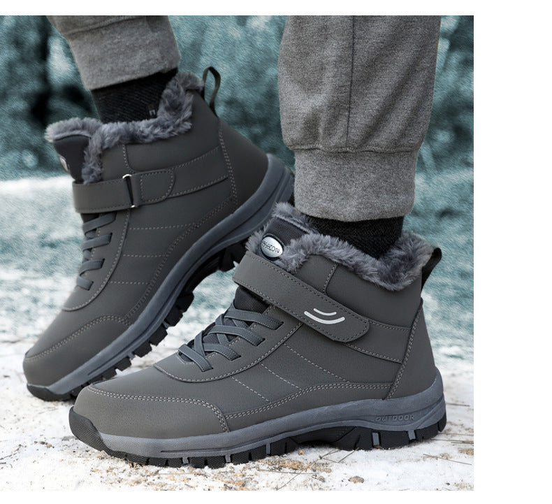Scarpe invernali in pelle scamosciata ortopedica DEVENP | Scarpe calde e di sicurezza con fodera in lana | Design ergonomico per alleviare il dolore a schiena, piedi e dolori | 🔥Sconto del 50% a tempo limitato, fino a esaurimento scorte