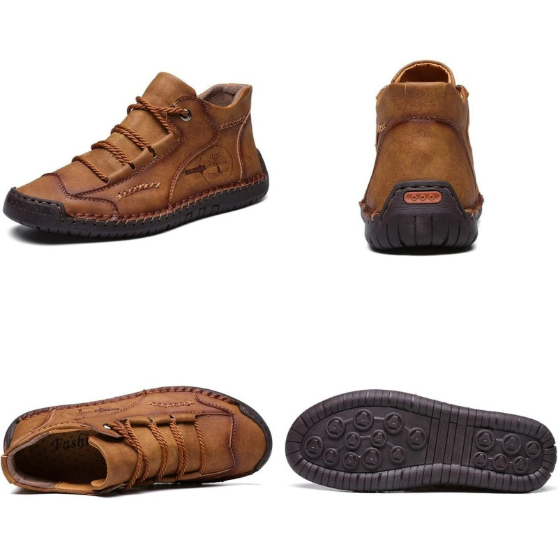 Scarpe ortopediche Linokyr® - Adatte per camminare tutto il giorno, alleviano il dolore a piedi, ginocchia e schiena - Realizzate a mano in vera pelle.