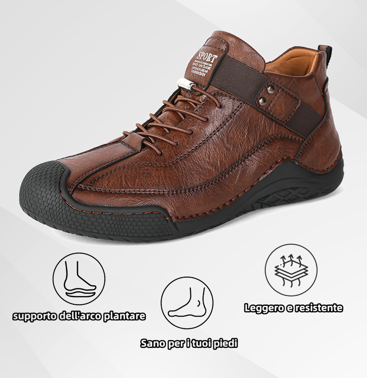 (🔥Sconto del 50% oggi - Non lasciartelo sfuggire!) - 🐂Scarpe comode ed eleganti in pelle di vitello 👞(antiscivolo, supporto plantare per alleviare il dolore)