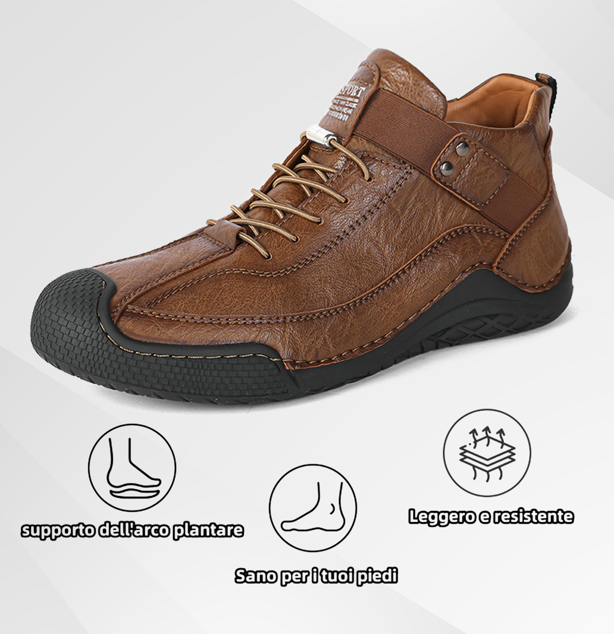 (🔥Sconto del 50% oggi - Non lasciartelo sfuggire!) - 🐂Scarpe comode ed eleganti in pelle di vitello 👞(antiscivolo, supporto plantare per alleviare il dolore)