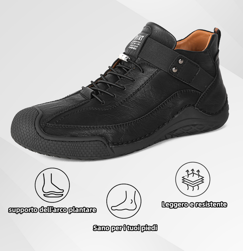 (🔥Sconto del 50% oggi - Non lasciartelo sfuggire!) - 🐂Scarpe comode ed eleganti in pelle di vitello 👞(antiscivolo, supporto plantare per alleviare il dolore)