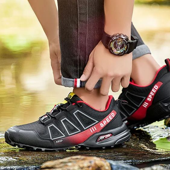 (🔥Sconto del 50% oggi - acquista ora!)Luymen Scarpe da trekking sportive alla moda per la corsa all'aperto - anti-collisione e resistenti all'usura ergonomiche！