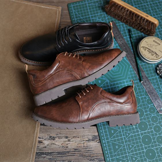 (🔥Sconto del 50% oggi - non lasciartelo sfuggire) - Scarpe selezionate in pelle di vitello di alta qualità - impermeabili e antiscivolo (lavoro, tempo libero e intrattenimento - supporto dell'arco plantare)