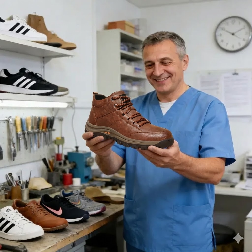 🎁Offerta a tempo limitato🔴 Scarpe in vera pelle di alta qualità 🦶 Design ergonomico: facili da indossare e da togliere, correggono i problemi del piede ✅ Disponibili in diverse taglie