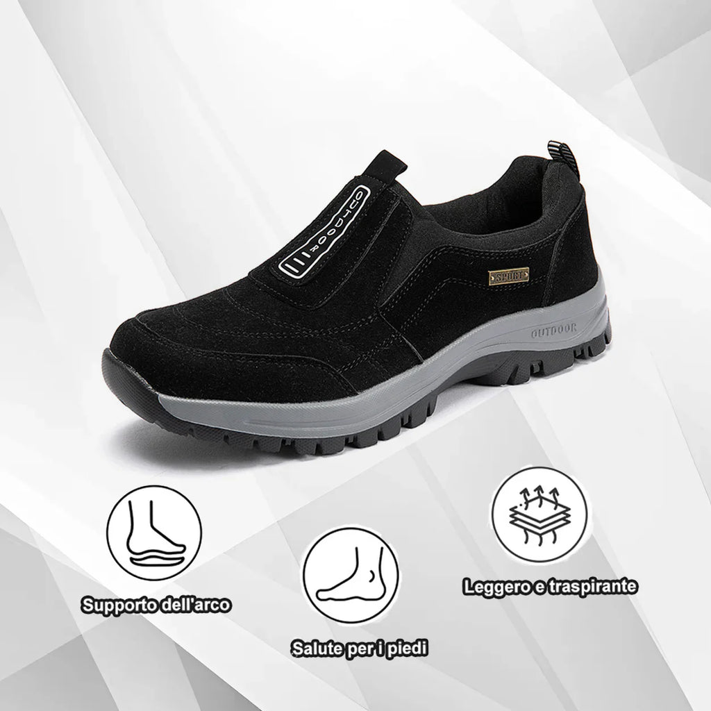 Scarpe ortopediche unisex DEVENP | Scarpe casual leggere, comode e traspiranti | Progettate ergonomicamente per alleviare il dolore alla schiena, alle articolazioni e ai piedi | Sconto del 50% per un periodo limitato, fino a esaurimento scorte