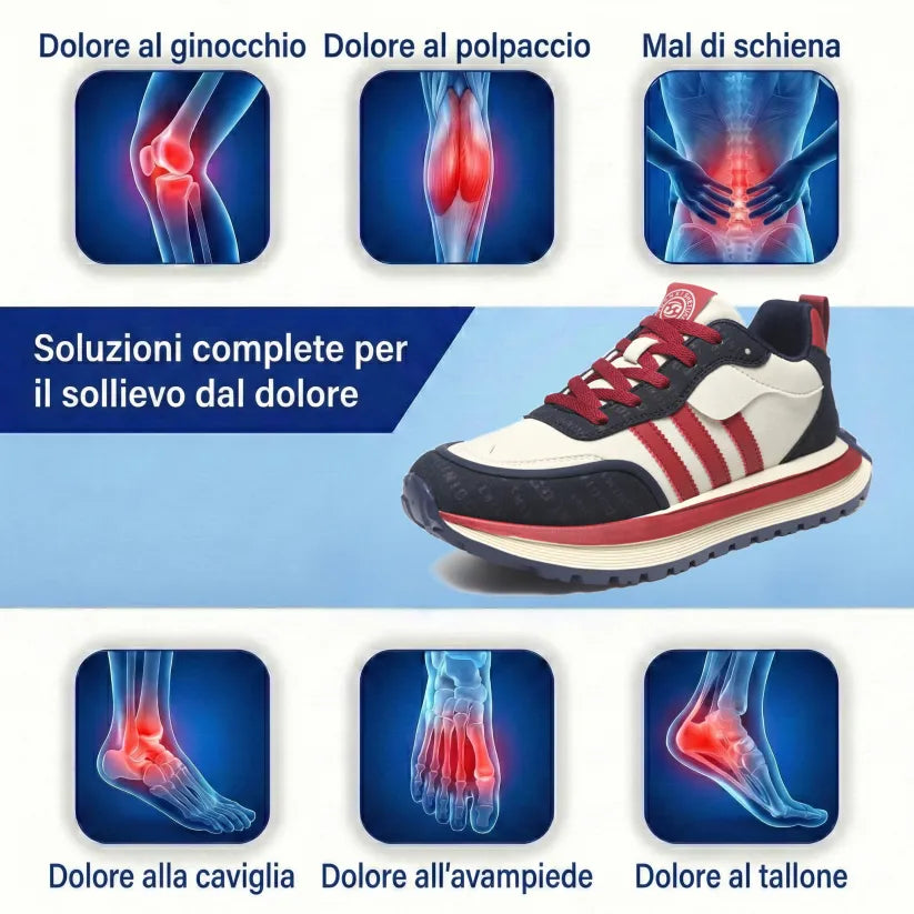 Scarpe ortopediche unisex CHARHAL® | Progettate ergonomicamente per alleviare il dolore alla schiena, alle articolazioni e ai piedi.