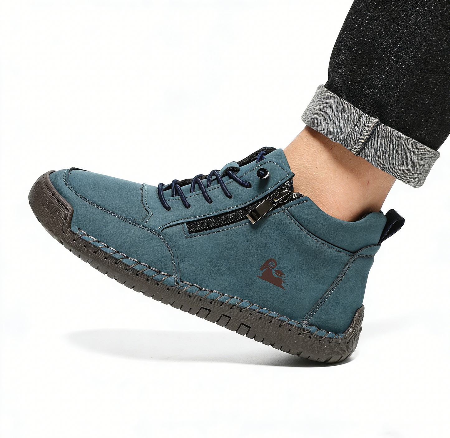 🔥Approfitta del 50% di Sconto oggi! 👞Cammina Senza Dolore: Scarpe Ortopediche in Vera Pelle di Vitello-Supporto dell'arco plantare, impermeabili e antiscivolo.